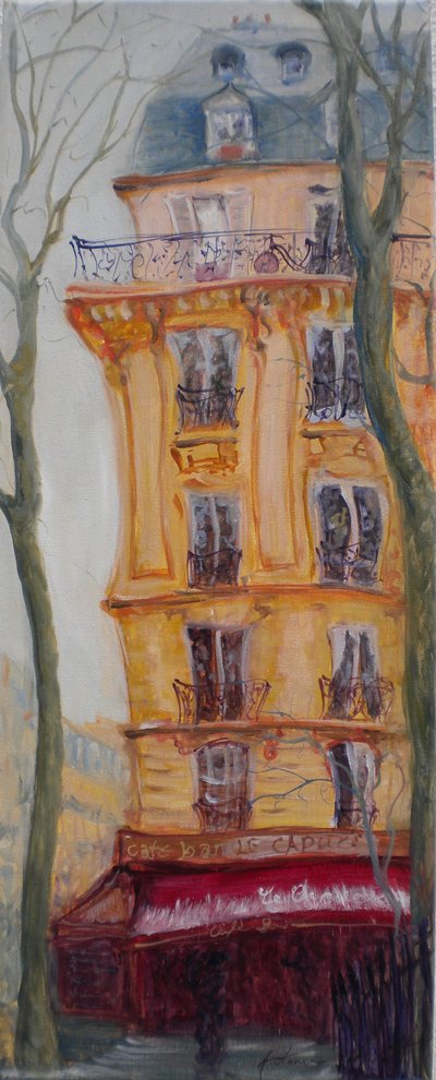 Cafe Bar La Cappuccino, 2010 autorstwa Antonia Myatt