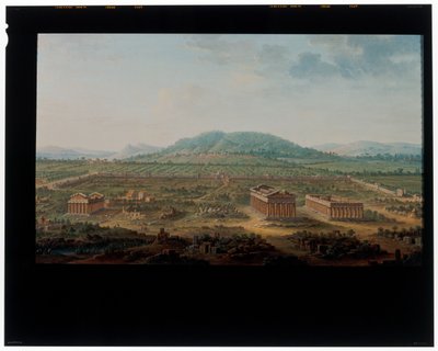 Widok Paestum autorstwa Antonia de dipi Joli
