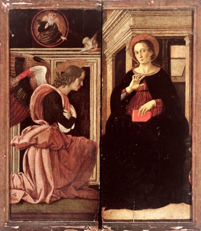Zwiastowanie (tempera na panelu) autorstwa Antoniazzo Romano
