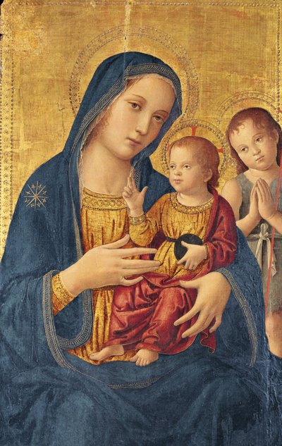 Dziewica z Dzieciątkiem ze św. Janem Chrzcicielem autorstwa Antoniazzo Romano