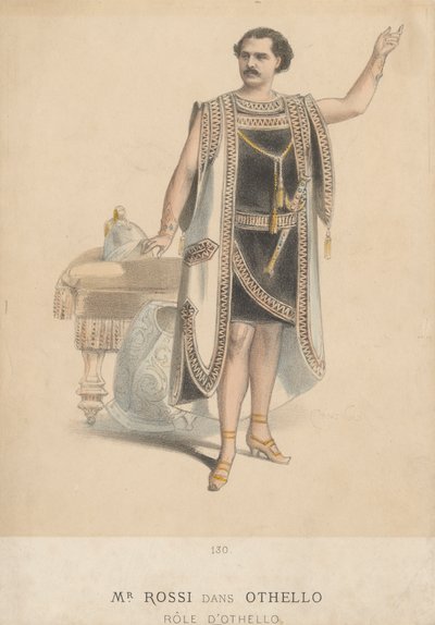 Pan Rossi jako Otello autorstwa Antonin Marie Chatiniere