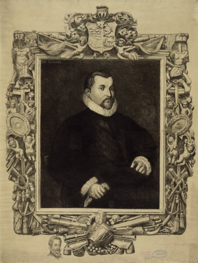 Krzysztof Kolumb (1451-1506), c.1892 (litografia) autorstwa Antonio  Moroni