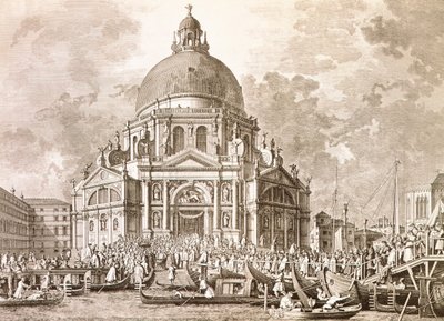 Uroczystości książęce, Dożów i Signorii Wenecji na dorocznym święcie Matki Boskiej Zdrowia autorstwa Antonio (after) Canaletto