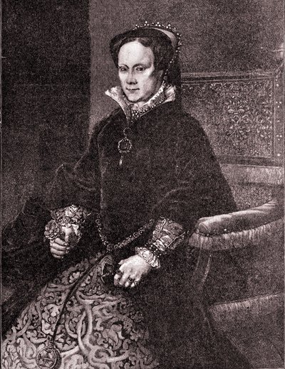 Maria Tudor autorstwa Antonio (after) Ciseri