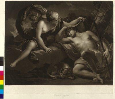 Diana i Endymion autorstwa Antonio Balestra