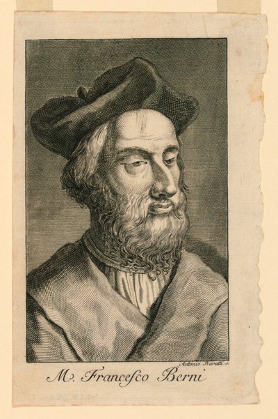 Portret Francesco Berniego (ok. 1497-1535) autorstwa Antonio Baratta