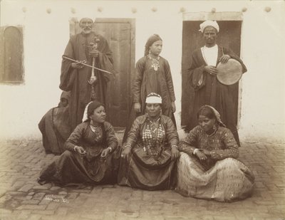 Arabskie Tancerze, Egipt autorstwa Antonio Beato