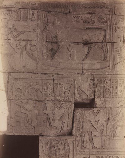 Deir el-Medineh, Święta Barka autorstwa Antonio Beato
