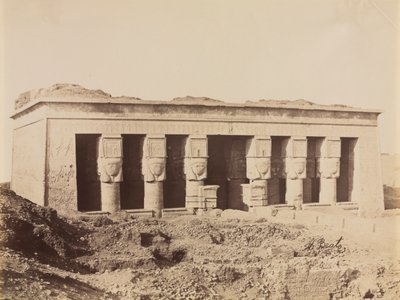 Świątynia Dendery, ok. 1930 r. 1870 - 1880. autorstwa Antonio Beato