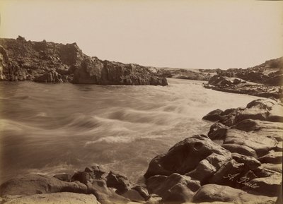 [Szybkość pierwszej katarakty] / [Le Rapide de la Premiere Cataracte]. autorstwa Antonio Beato
