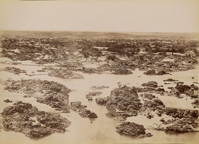 [Widok na pierwszą kataraktę] / [Vue de la Premiere Cataracte]. autorstwa Antonio Beato