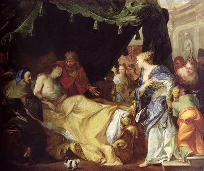 Antioch (324-261 pne) i Stratonice (Umierający Książę) 1691-1705 autorstwa Antonio Bellucci