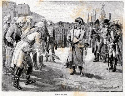 Napoleon Bonaparte, zwycięski w bitwie pod Ulm, 20 października autorstwa Antonio Bonamore