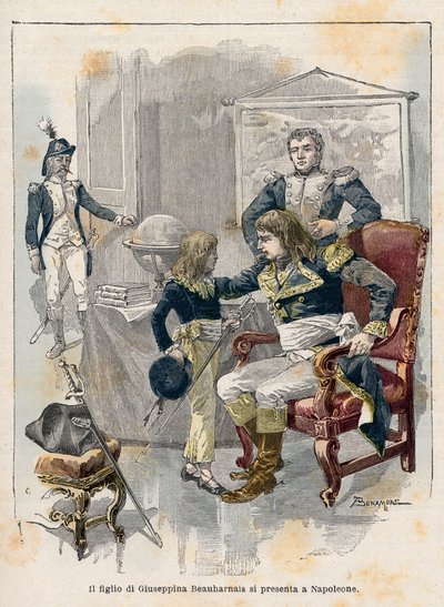 młody Eugeniusz de beauharnais (1781-1824), syn Józefiny przed Napoleonem autorstwa Antonio Bonamore