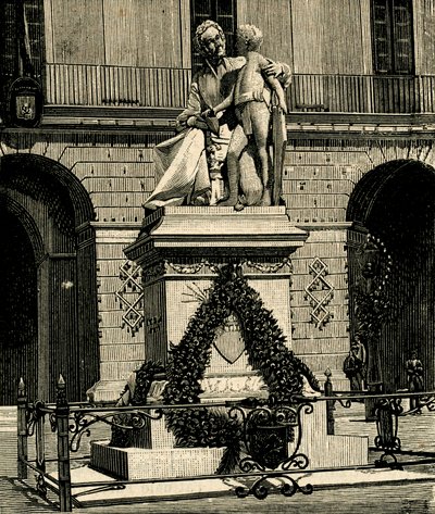 Pomnik Franceski Capece (1769-1848), autorstwa Antonio Bortone (1844-1938), Maglie, Apulia, Włochy autorstwa Antonio Bortone