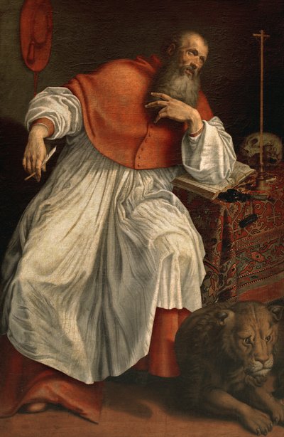 Święty Jerome autorstwa Antonio Campi