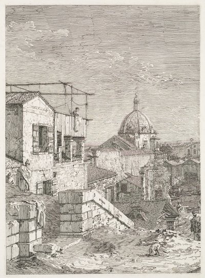 Widoki: Dom przy rejestracji autorstwa Antonio Canaletto