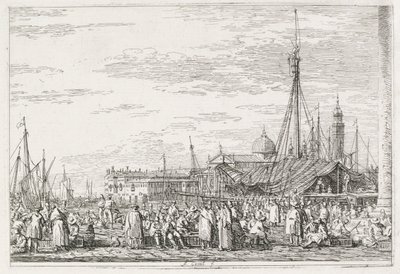 Widoki: Rynek na Molo autorstwa Antonio Canaletto