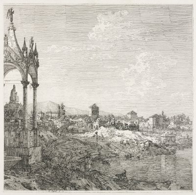 Views: Grób biskupa autorstwa Antonio Canaletto