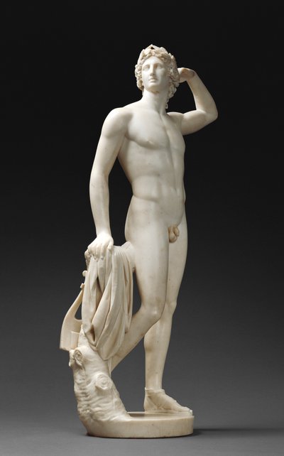 Apollo ukoronuje samego siebie autorstwa Antonio Canova