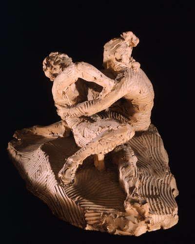 Amorek i Psyche autorstwa Antonio Canovy (1757-1822), model z gliny autorstwa Antonio Canova
