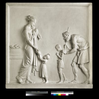 Nakarmienie głodnych, 1795 (tynk) autorstwa Antonio Canova