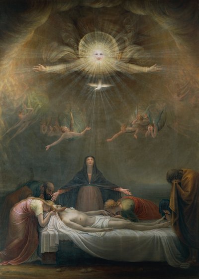 Lamentacja nad Martwym Chrystusem, Antonio Canova, detal autorstwa Antonio Canova