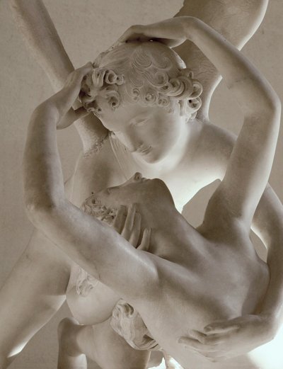 Psyche przywrócona do życia pocałunkiem Amora ... autorstwa Antonio Canova