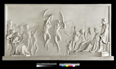 Taniec Synów Alcynousa, 1790-92 (tynk) autorstwa Antonio Canova