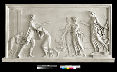 Powrót Telemacha, 1787-90 (tynk) autorstwa Antonio Canova