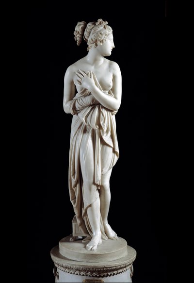 Venere Italica (Wenus) - Posąg marmurowy (wys. 172 cm), autorstwa Antonio Canova (1757 - 1822) autorstwa Antonio Canova