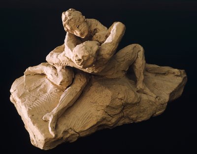 Wenus i Adonis autorstwa Antonio Canovy (1757-1822), model z gliny autorstwa Antonio Canova