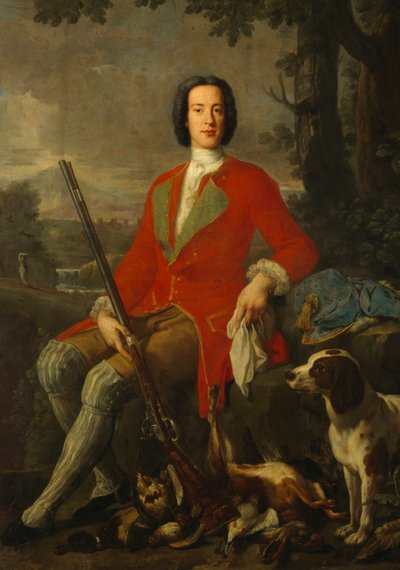 William Howard, wicehrabia Andover, ok. 1735 r. (olej na płótnie) autorstwa Antonio David