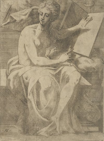 Sybilla, 1540-45. autorstwa Antonio Fantuzzi