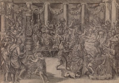 Bankiet Scypiona, 1543. autorstwa Antonio Fantuzzi