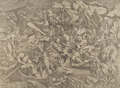 Zemsta Naupliusza, 1540-45. autorstwa Antonio Fantuzzi