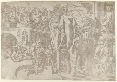 Słoń królewski, 1542-45. autorstwa Antonio Fantuzzi