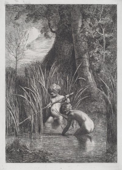 Wędkarstwo autorstwa Antonio Fontanesi