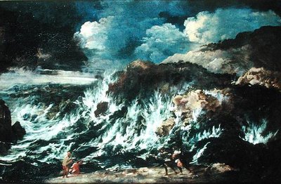 Burza, przed 1700 autorstwa Antonio Francesco Peruzzini