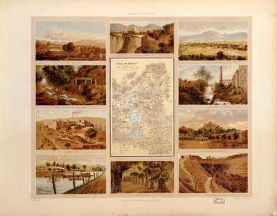 Malarski i historyczny atlas Meksykańskich Stanów Zjednoczonych. LOC 2008621671-15 autorstwa Antonio García Cubas