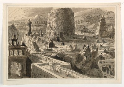 Scenografia, Orientalne Miasto autorstwa Antonio Giuseppe Basoli