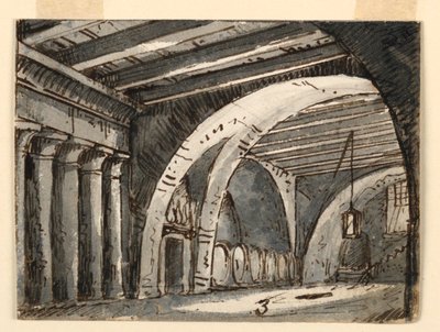 Sklepiona piwnica autorstwa Antonio Giuseppe Basoli