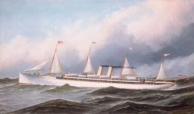 ŚM Statek linii Kaiser Wilhelm II. autorstwa Antonio Jacobsen