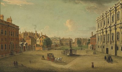 Cztery widoki Londynu: The Privy Garden, Whitehall autorstwa Antonio Joli