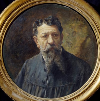 Portret malarza Scompariniego, autorstwa Antonio Lonzy (1846-1918) autorstwa Antonio Lonza