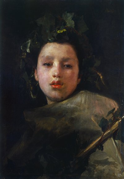 Bachus jako chłopiec autorstwa Antonio Mancini