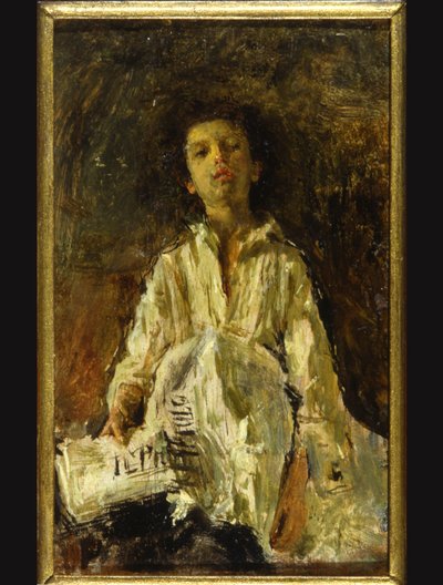 Gazeciarz autorstwa Antonio Mancini