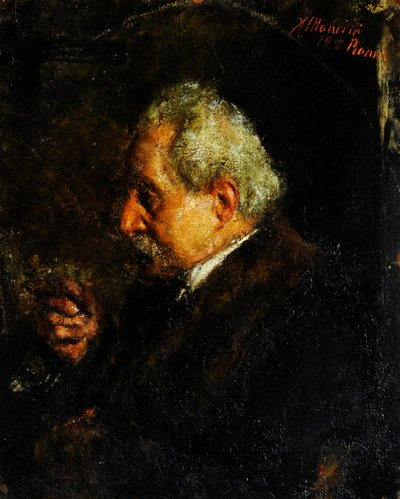 Portret ojca artysty autorstwa Antonio Mancini