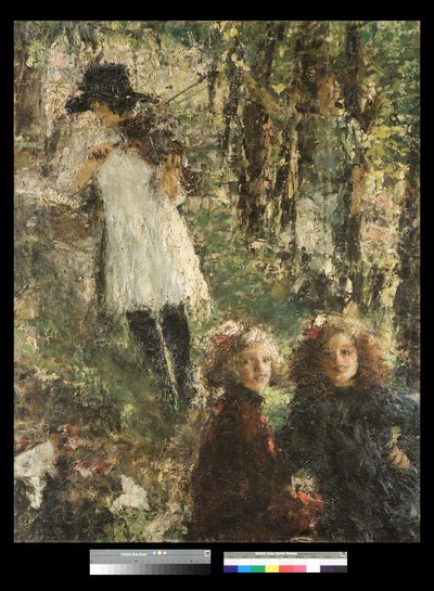 Refleksje, 1918-20 autorstwa Antonio Mancini