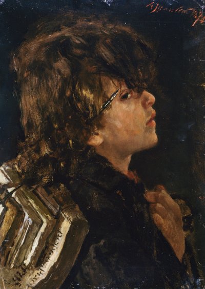 Uczeń autorstwa Antonio Mancini